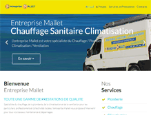 Tablet Screenshot of entreprise-mallet.fr